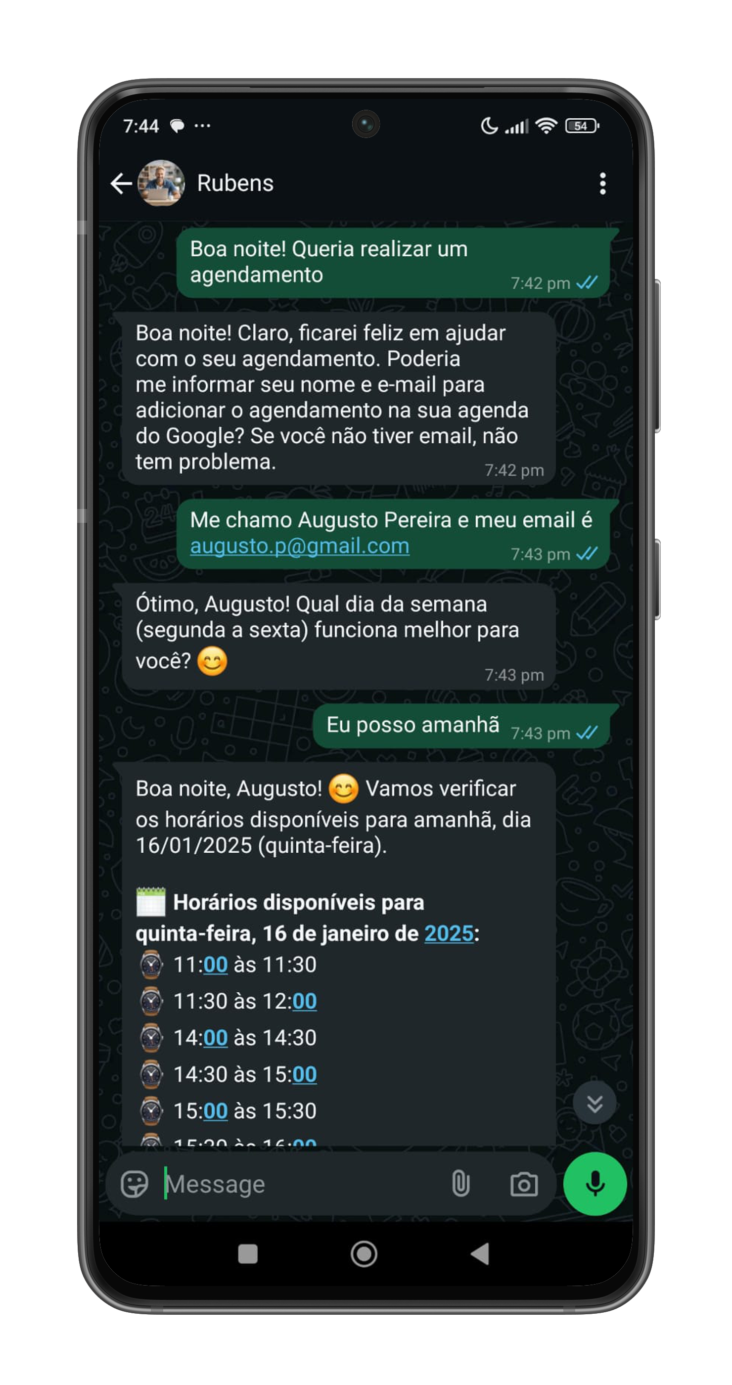 Chat Hunter AI Interface